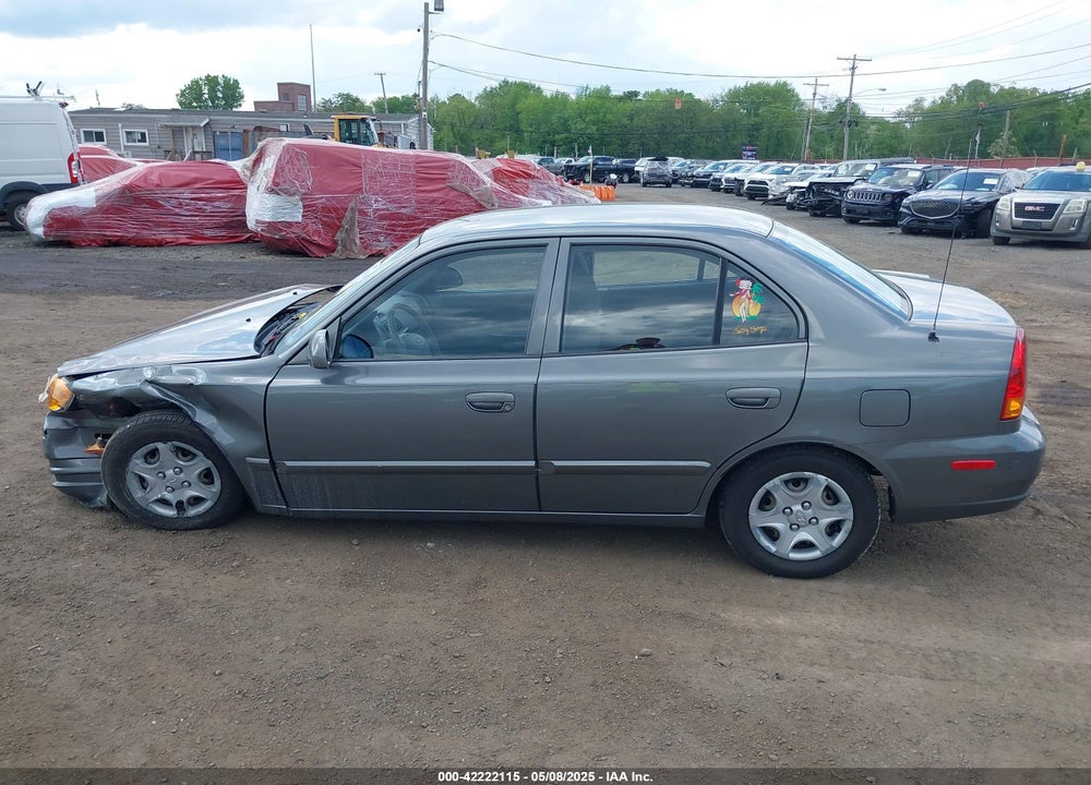 2004 HYUNDAI ACCENT GL VIN: KMHCG45C84U514658