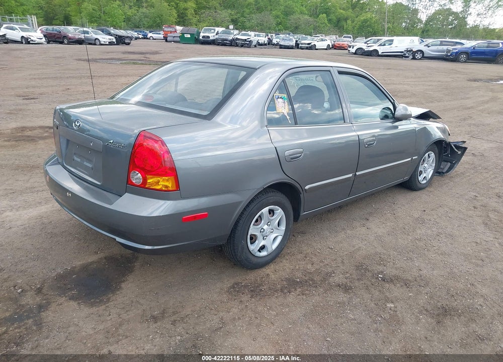2004 HYUNDAI ACCENT GL VIN: KMHCG45C84U514658