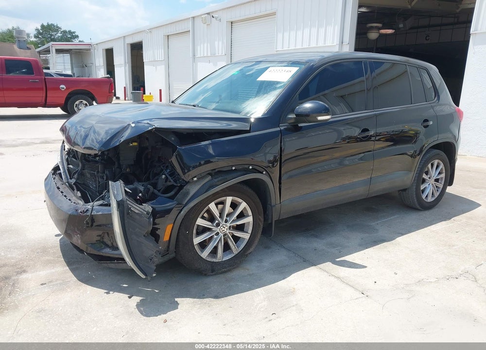 2014 VOLKSWAGEN TIGUAN SE VIN: WVGBV3AX8EW537304