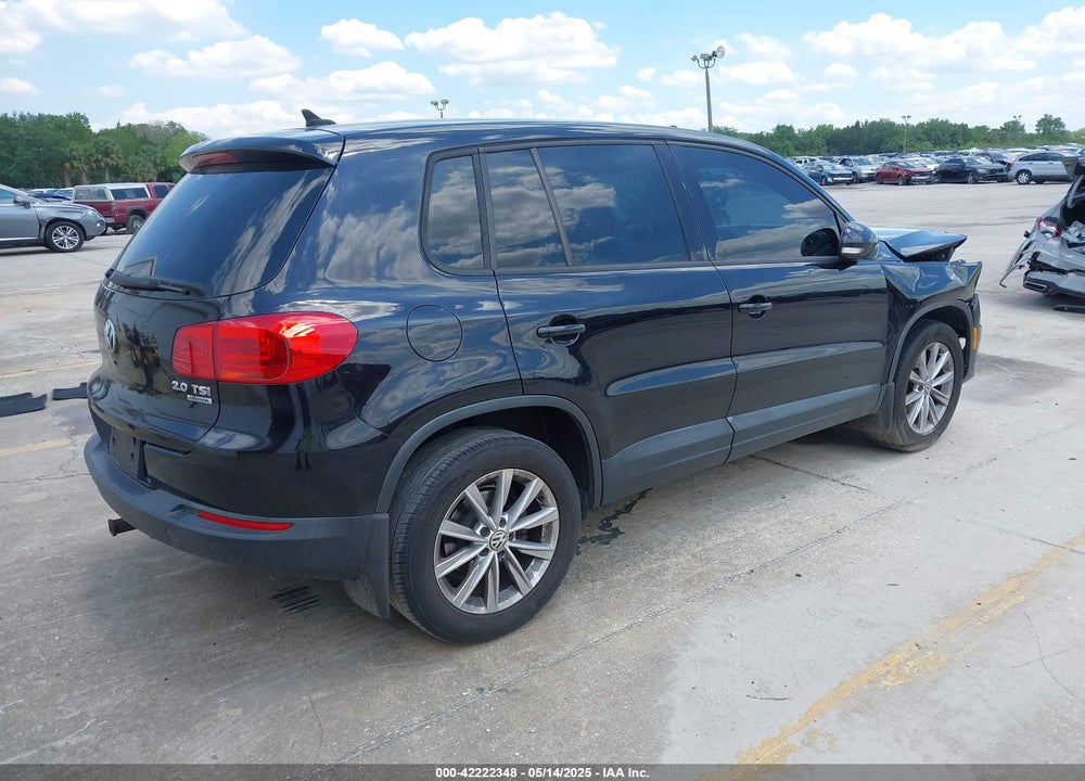 2014 VOLKSWAGEN TIGUAN SE VIN: WVGBV3AX8EW537304