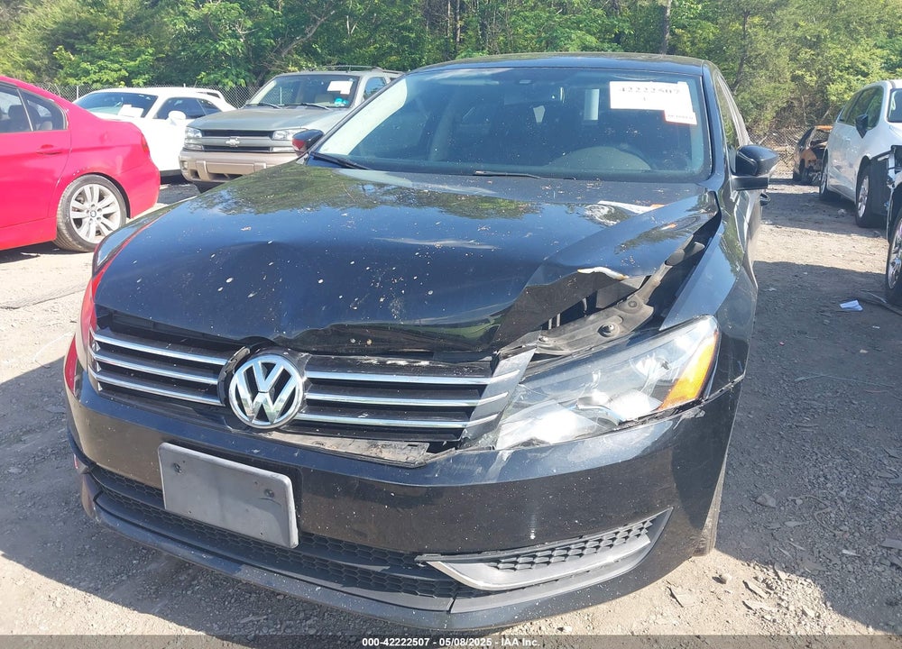 2013 VOLKSWAGEN PASSAT 2.5L SE VIN: 1VWBP7A36DC052207