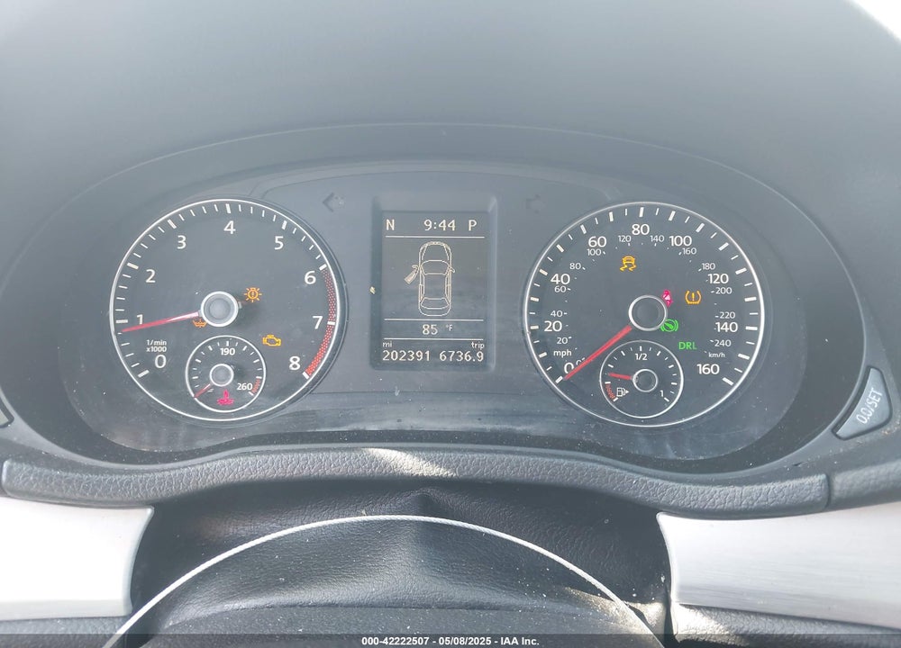 2013 VOLKSWAGEN PASSAT 2.5L SE VIN: 1VWBP7A36DC052207