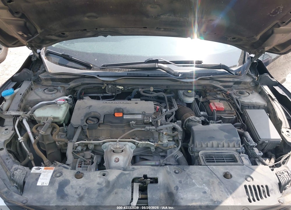 2018 HONDA CIVIC EX VIN: 2HGFC2F79JH597603