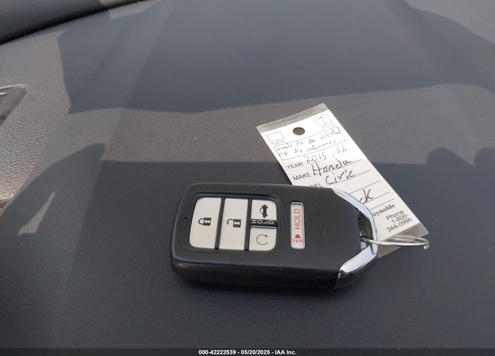 2018 HONDA CIVIC EX VIN: 2HGFC2F79JH597603