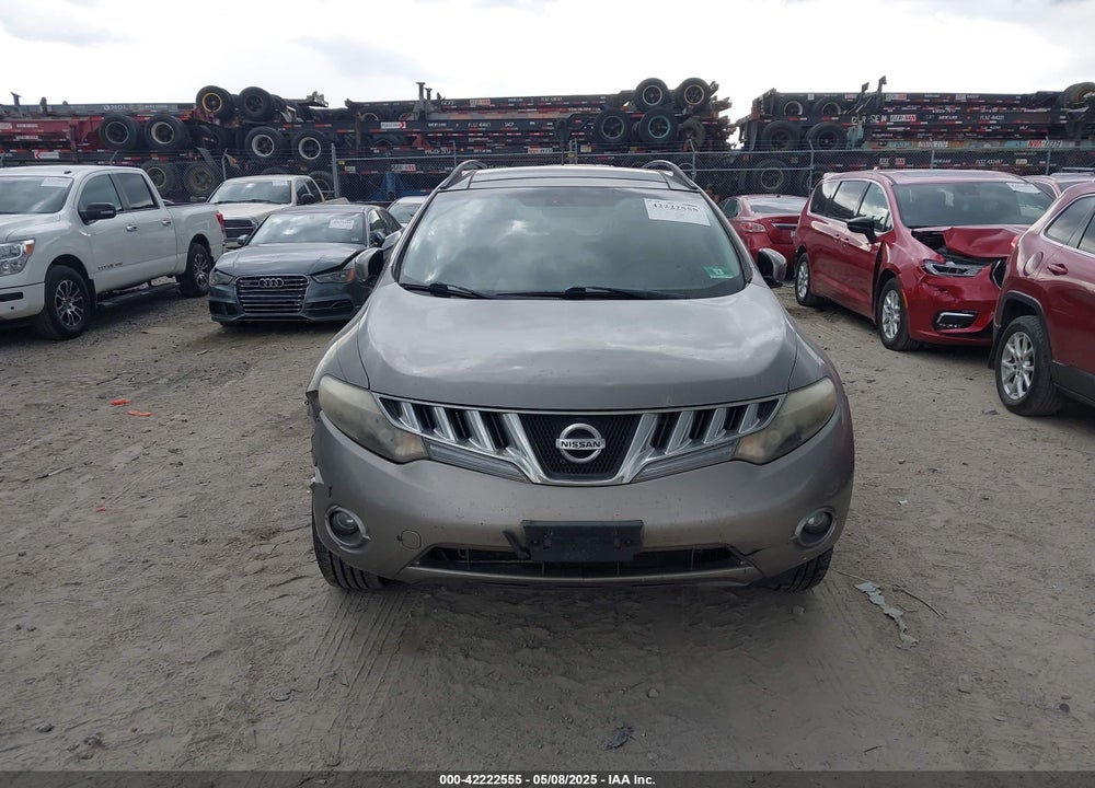 2010 NISSAN MURANO SL VIN: JN8AZ1MW2AW133778
