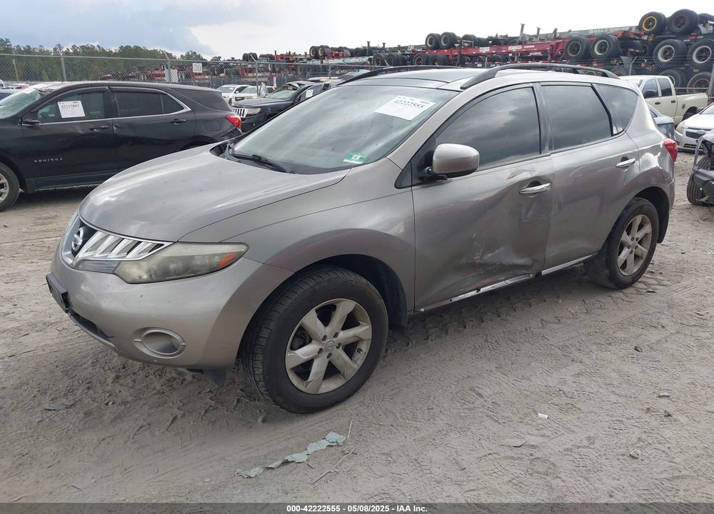 2010 NISSAN MURANO SL VIN: JN8AZ1MW2AW133778