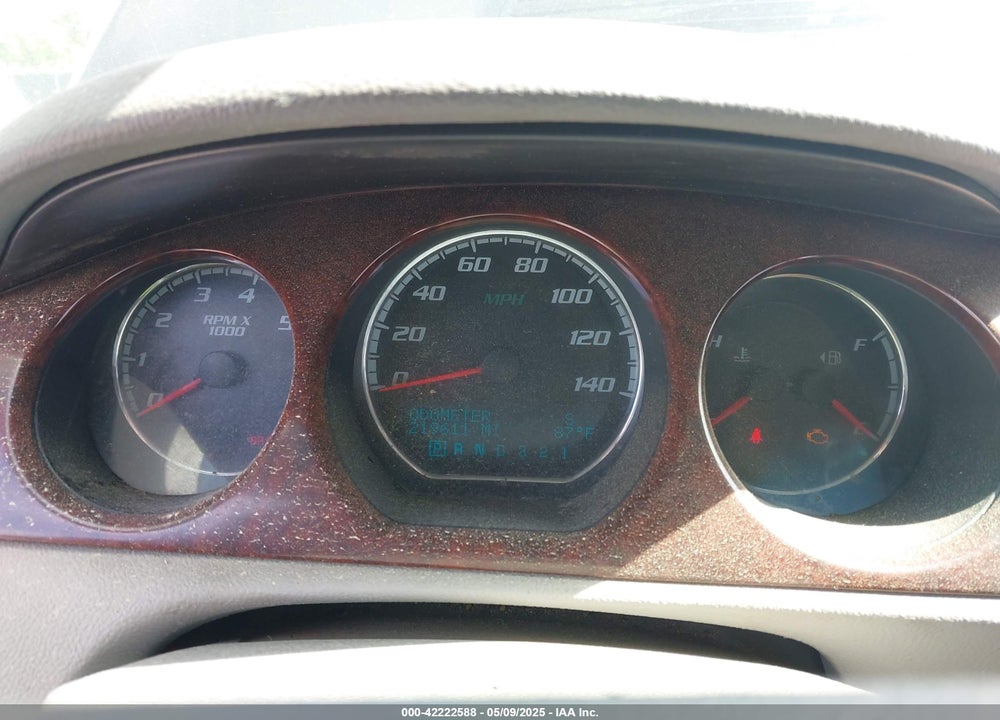 2009 BUICK LUCERNE VIN: 1G4HD57MX9U127160