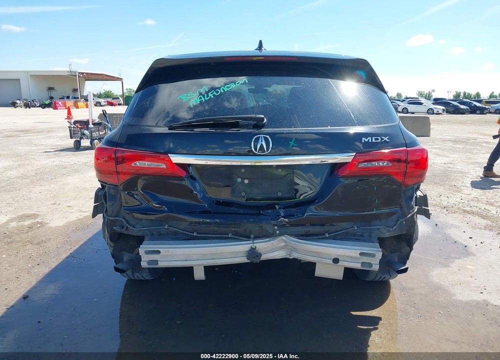 2017 ACURA MDX TECHNOLOGY PACKAGE VIN: 5FRYD3H57HB011582