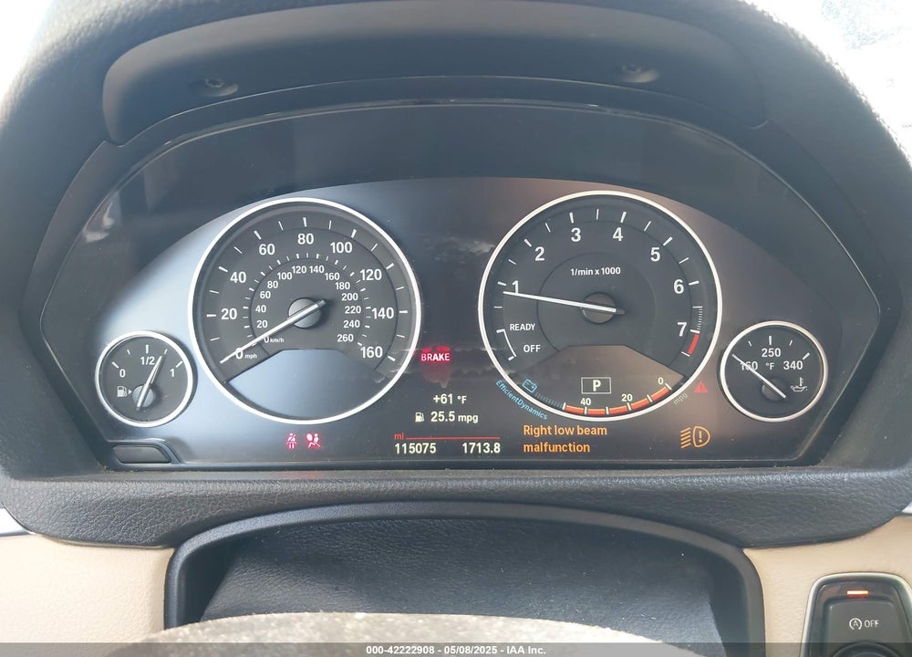 2015 BMW 328I VIN: WBA3C1C55FK123417