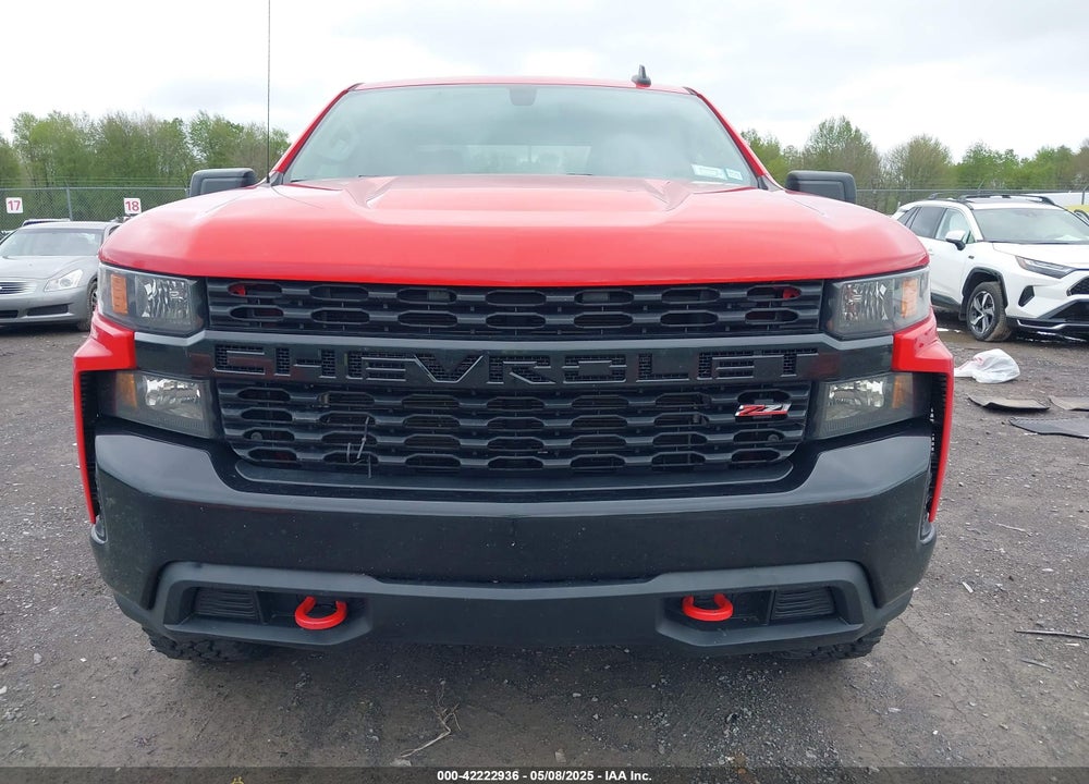 2021 CHEVROLET SILVERADO 1500 4WD  SHORT BED CUSTOM TRAIL BOSS/4WD  STANDARD BED CUSTOM TRAIL BOSS VIN: 1GCPYCEF2MZ428353