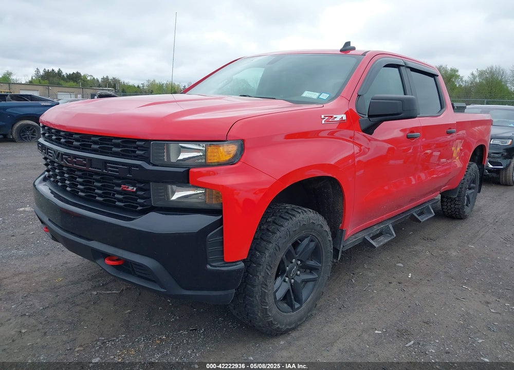 2021 CHEVROLET SILVERADO 1500 4WD  SHORT BED CUSTOM TRAIL BOSS/4WD  STANDARD BED CUSTOM TRAIL BOSS VIN: 1GCPYCEF2MZ428353