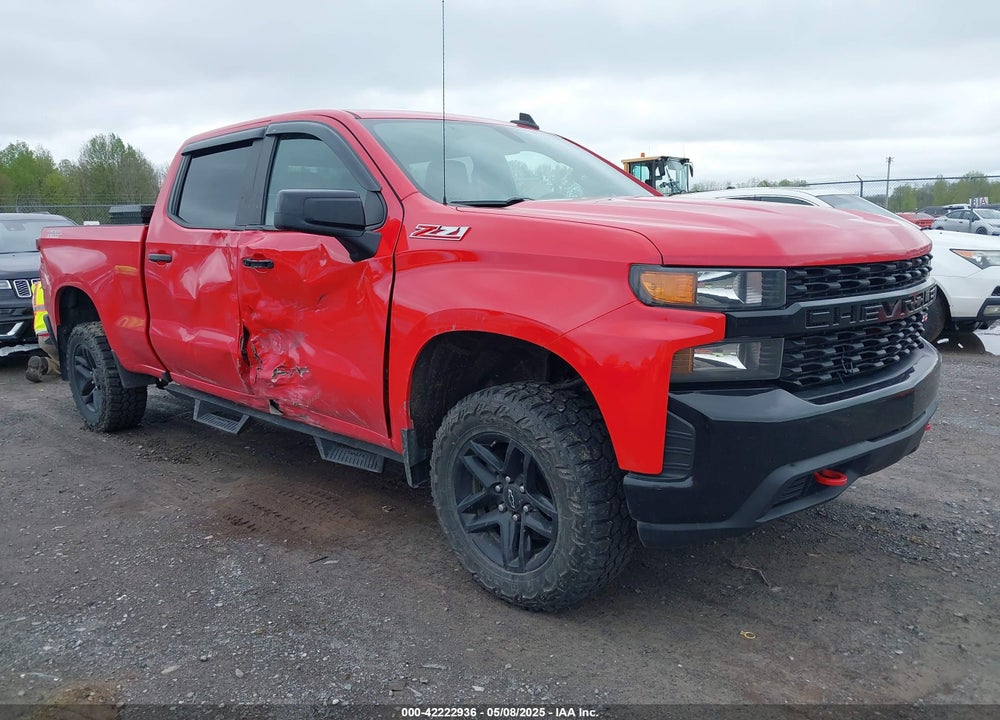 2021 CHEVROLET SILVERADO 1500 4WD  SHORT BED CUSTOM TRAIL BOSS/4WD  STANDARD BED CUSTOM TRAIL BOSS VIN: 1GCPYCEF2MZ428353
