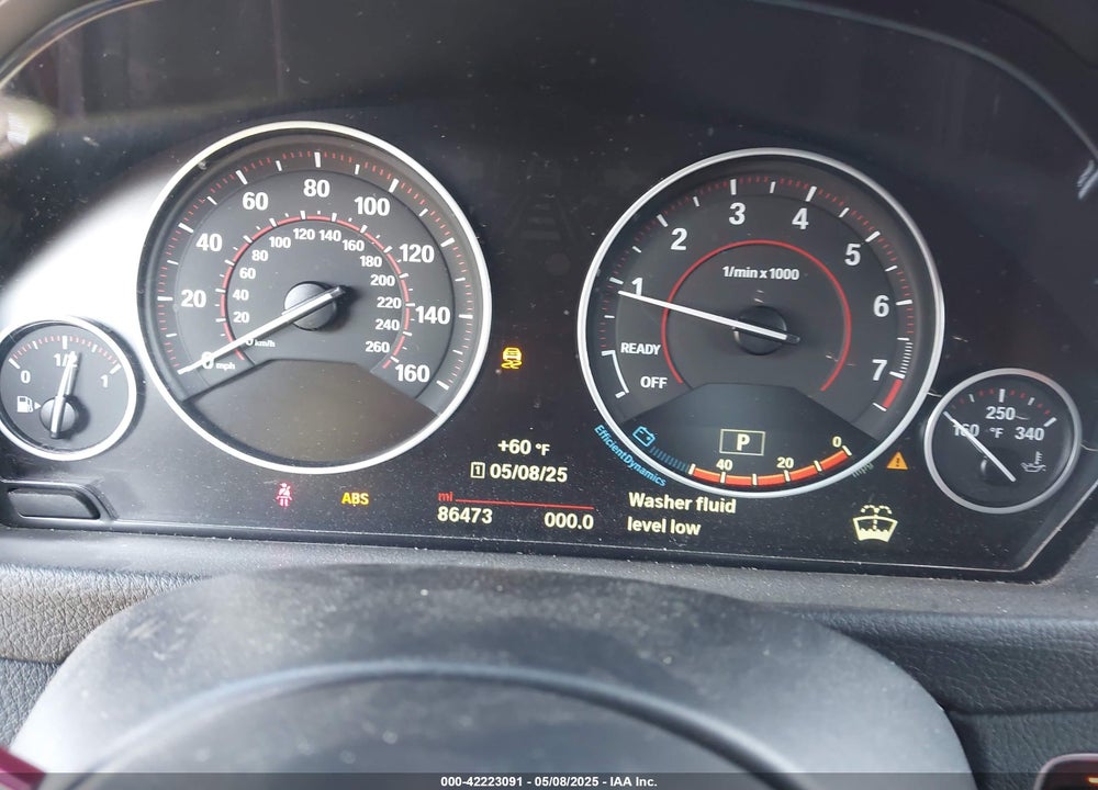 2016 BMW 3 SERIES VIN: WBA8B7G57GNU36930