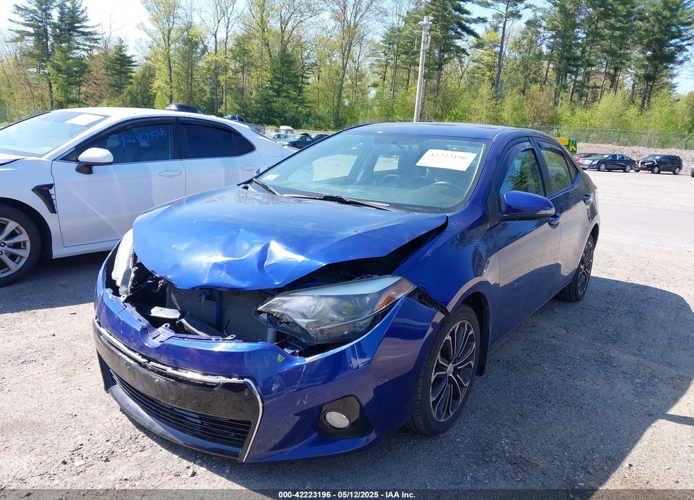 2015 TOYOTA COROLLA S PLUS VIN: 2T1BURHE5FC458942