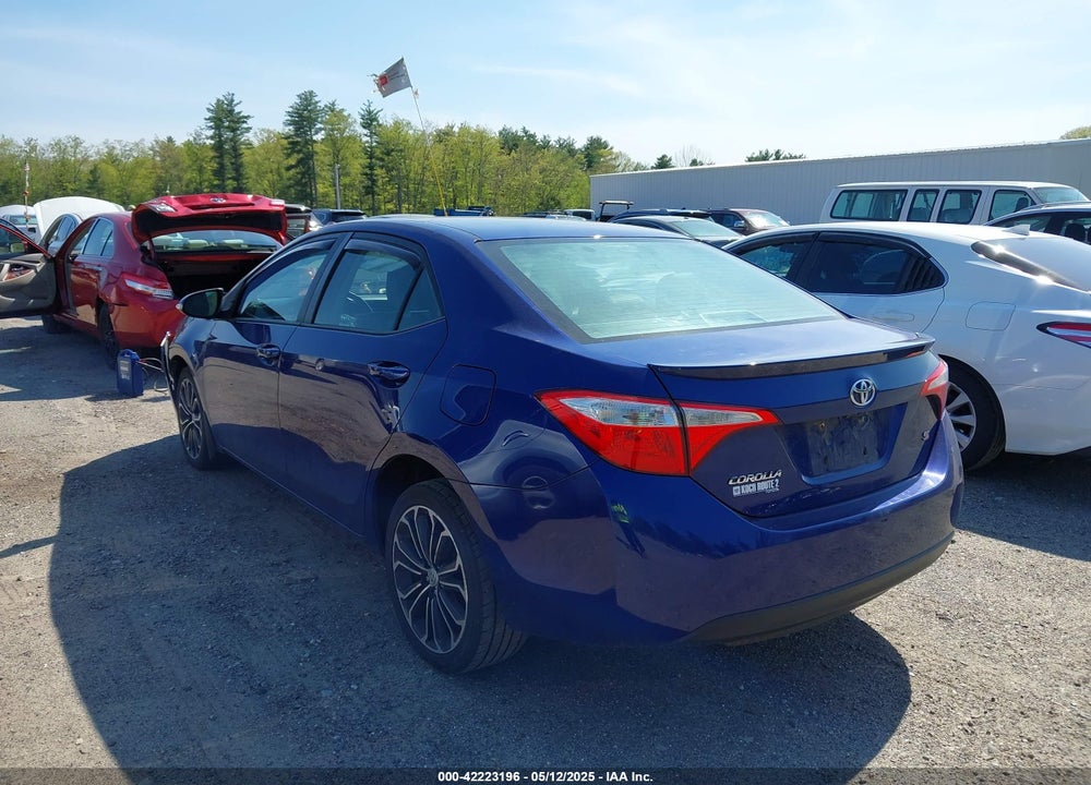 2015 TOYOTA COROLLA S PLUS VIN: 2T1BURHE5FC458942
