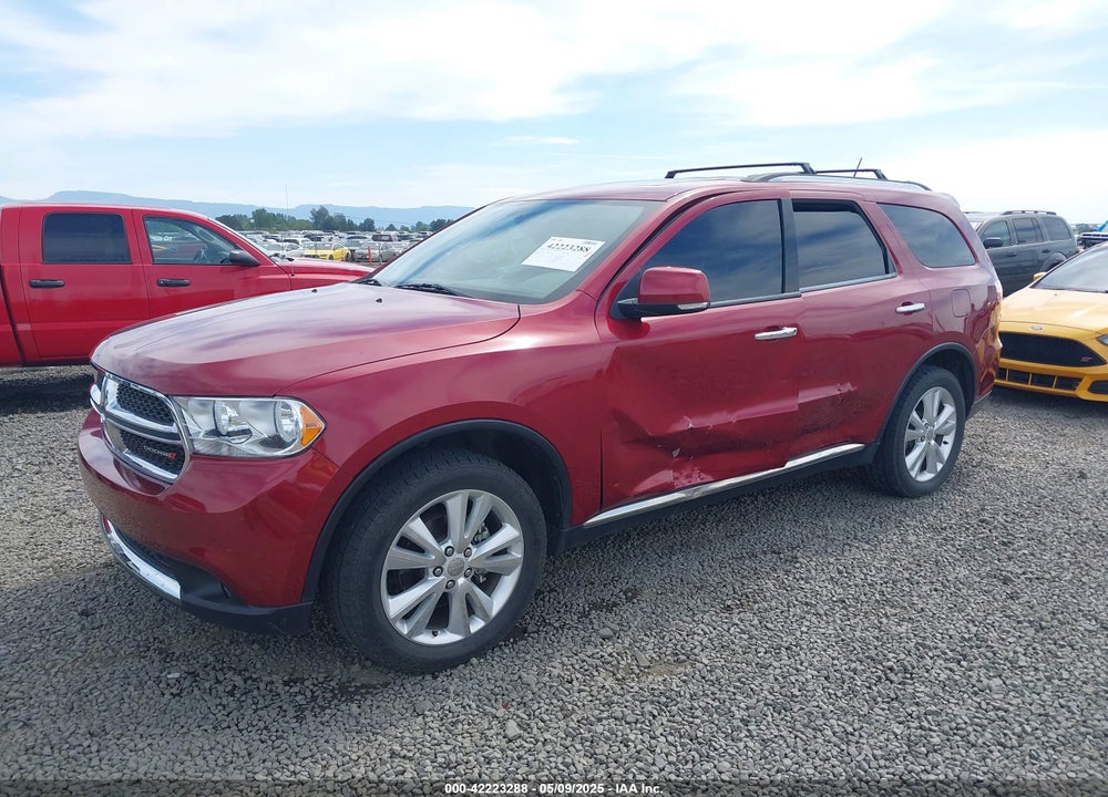 2013 DODGE DURANGO CREW VIN: 1C4RDJDG4DC527858