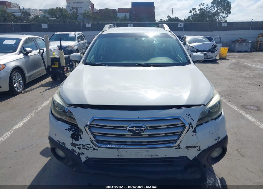 2016 SUBARU OUTBACK 2.5I PREMIUM VIN: 4S4BSACC7G3272130