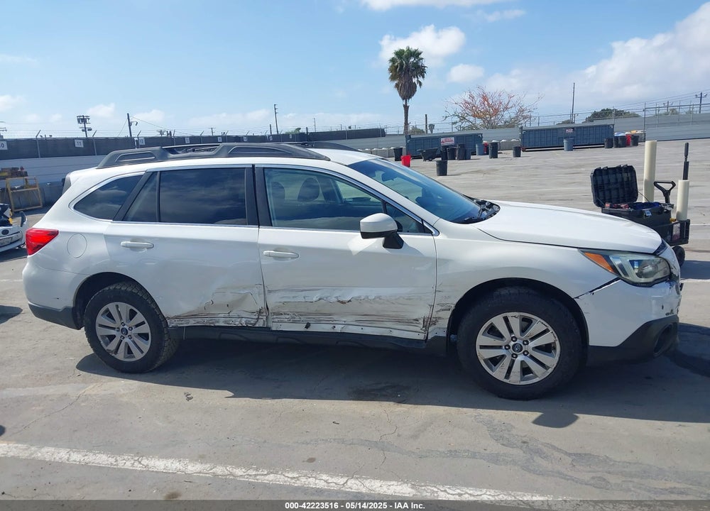2016 SUBARU OUTBACK 2.5I PREMIUM VIN: 4S4BSACC7G3272130