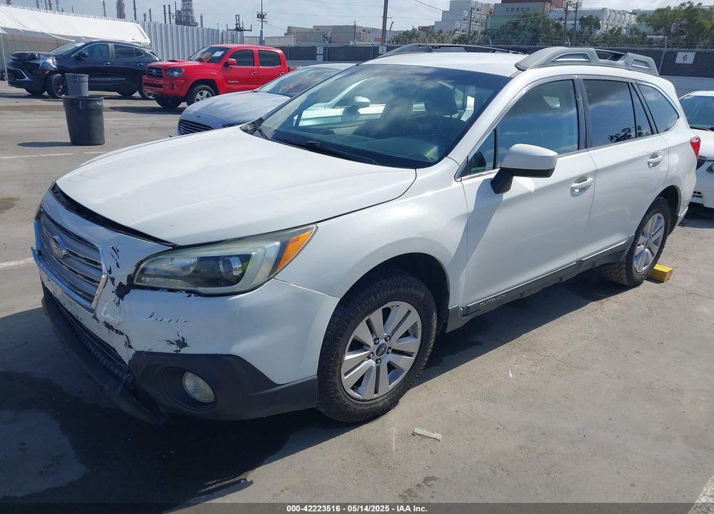 2016 SUBARU OUTBACK 2.5I PREMIUM VIN: 4S4BSACC7G3272130
