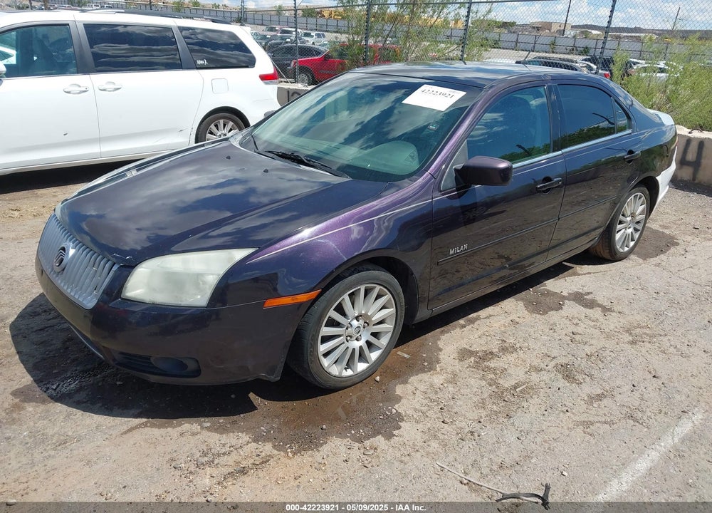 2007 MERCURY MILAN V6 PREMIER VIN: 3MEHM08107R626547