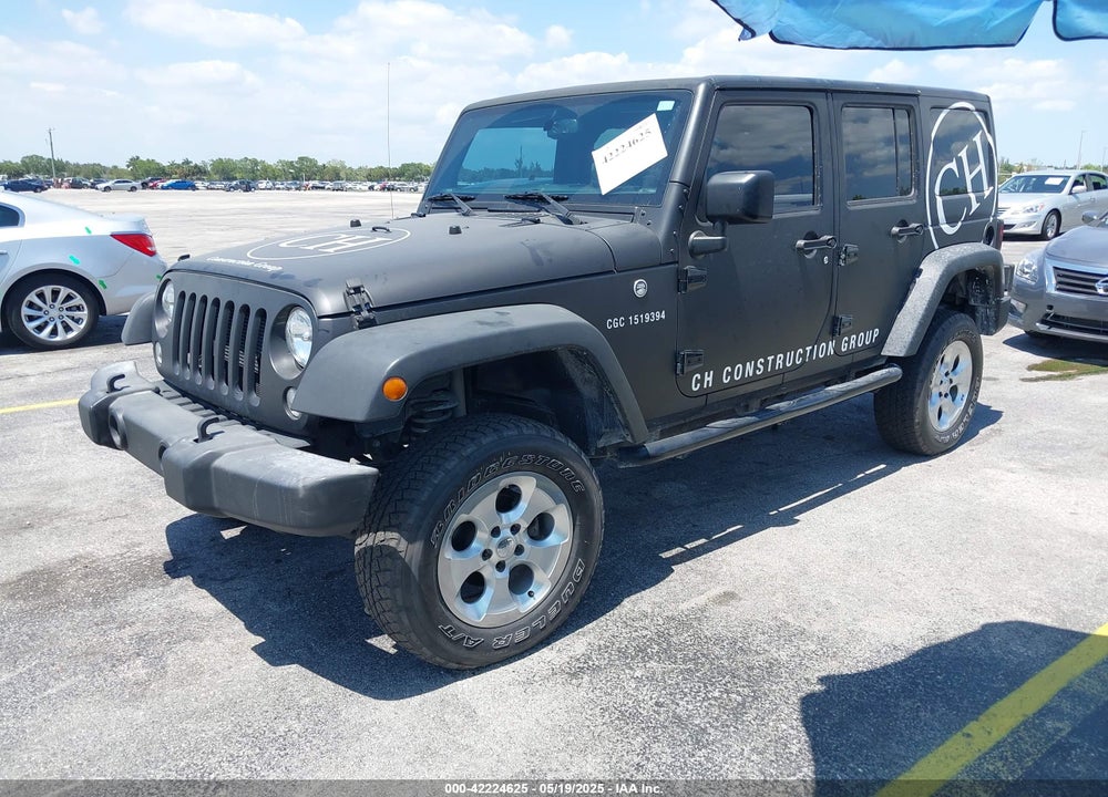 2016 JEEP WRANGLER UNLIMITED SPORT VIN: 1C4BJWDG8GL329912