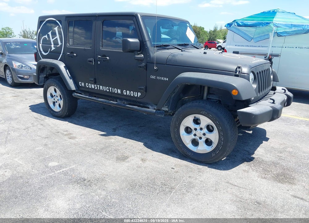 2016 JEEP WRANGLER UNLIMITED SPORT VIN: 1C4BJWDG8GL329912