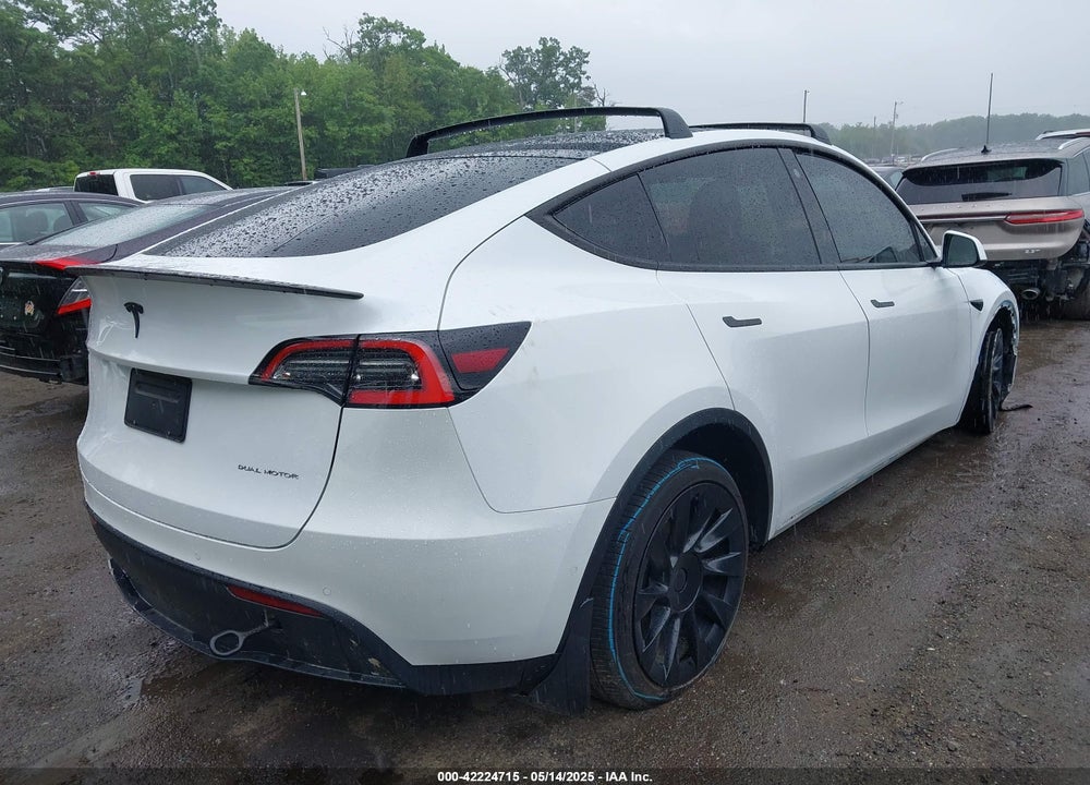 2021 TESLA MODEL Y LONG RANGE DUAL MOTOR ALL-WHEEL DRIVE VIN: 5YJYGDEE7MF108245