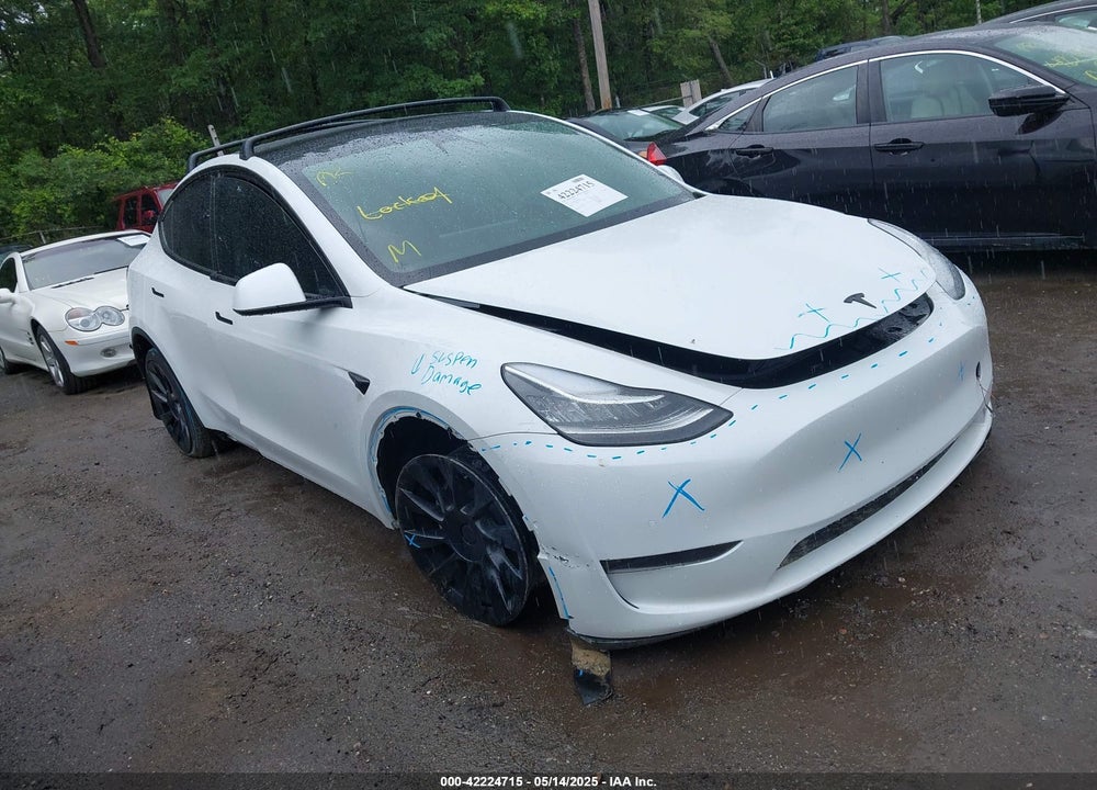 2021 TESLA MODEL Y LONG RANGE DUAL MOTOR ALL-WHEEL DRIVE VIN: 5YJYGDEE7MF108245