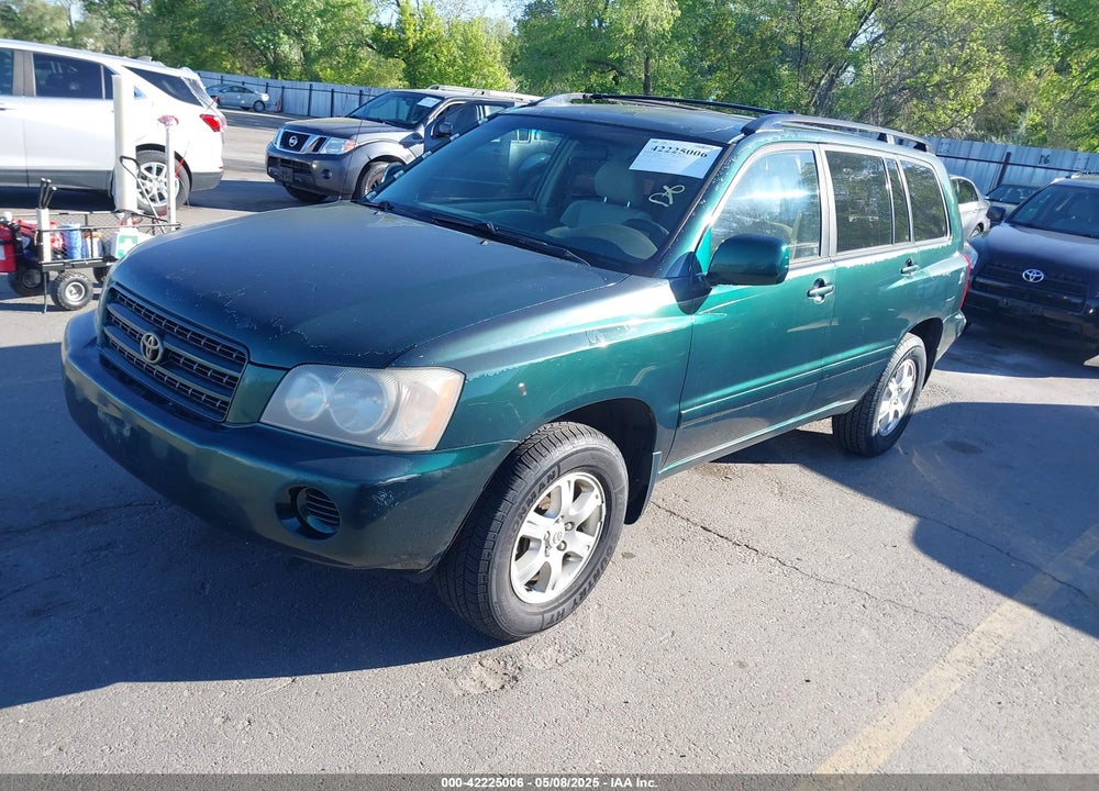2001 TOYOTA HIGHLANDER V6 VIN: JTEHF21A410024822