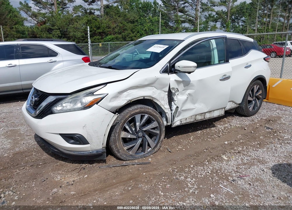 2015 NISSAN MURANO PLATINUM VIN: 5N1AZ2MG5FN204541