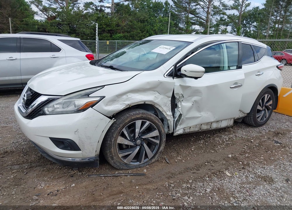 2015 NISSAN MURANO PLATINUM VIN: 5N1AZ2MG5FN204541