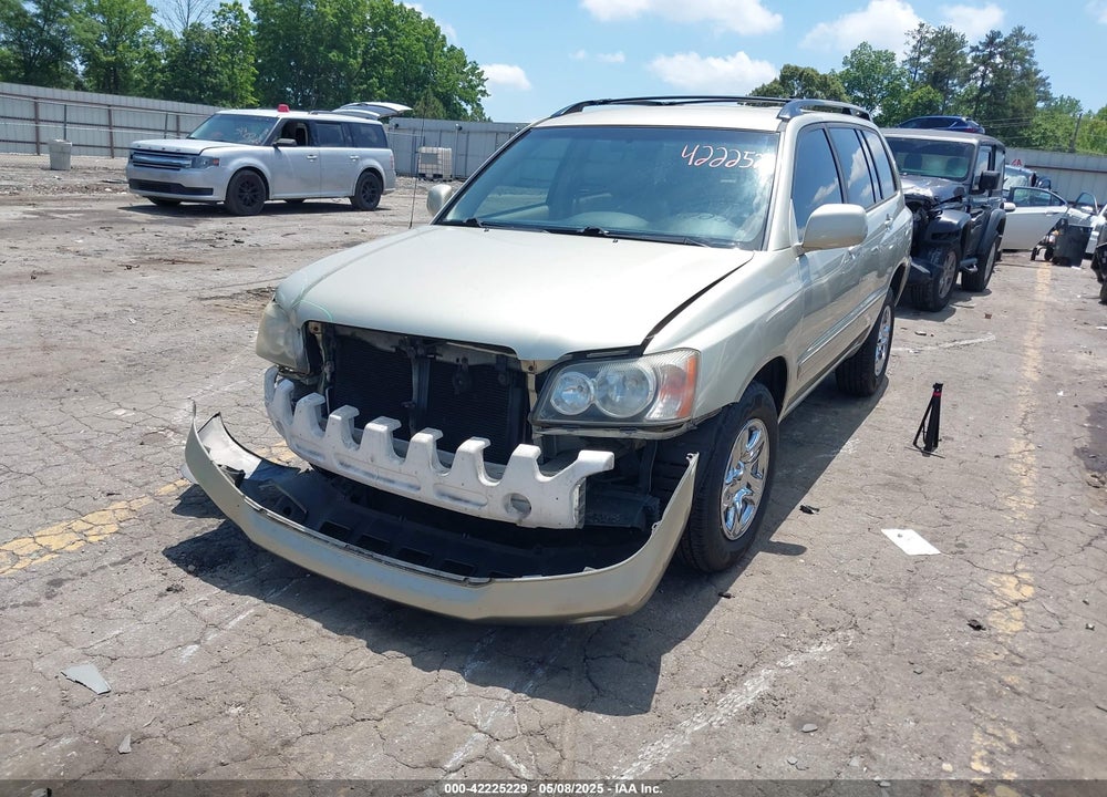 2003 TOYOTA HIGHLANDER VIN: JTEGD21A930070652
