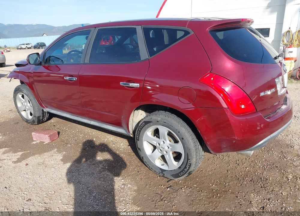 2005 NISSAN MURANO SL VIN: JN8AZ08W35W434733