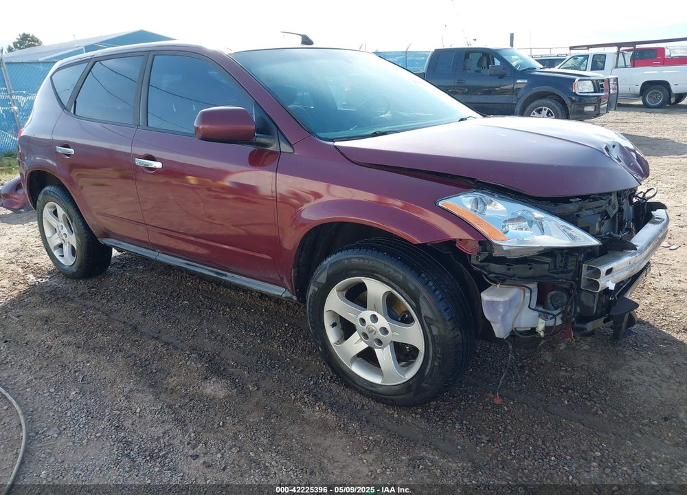 2005 NISSAN MURANO SL VIN: JN8AZ08W35W434733