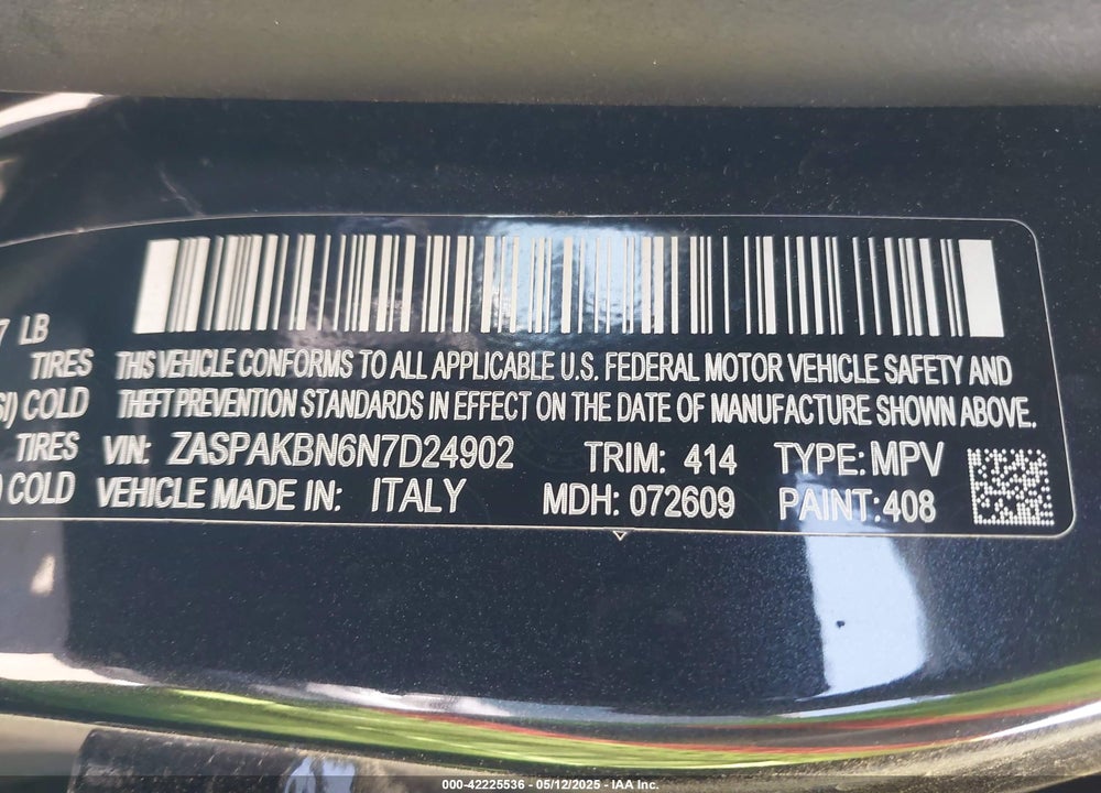 2022 ALFA ROMEO STELVIO TI AWD VIN: ZASPAKBN6N7D24902
