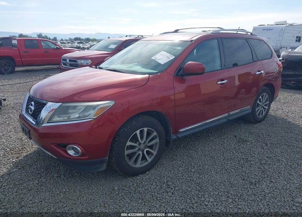 2013 NISSAN PATHFINDER VIN: 5N1AR2MN8DC676322
