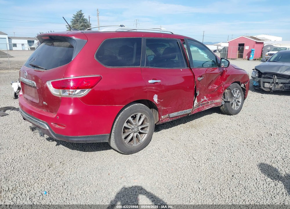 2013 NISSAN PATHFINDER VIN: 5N1AR2MN8DC676322