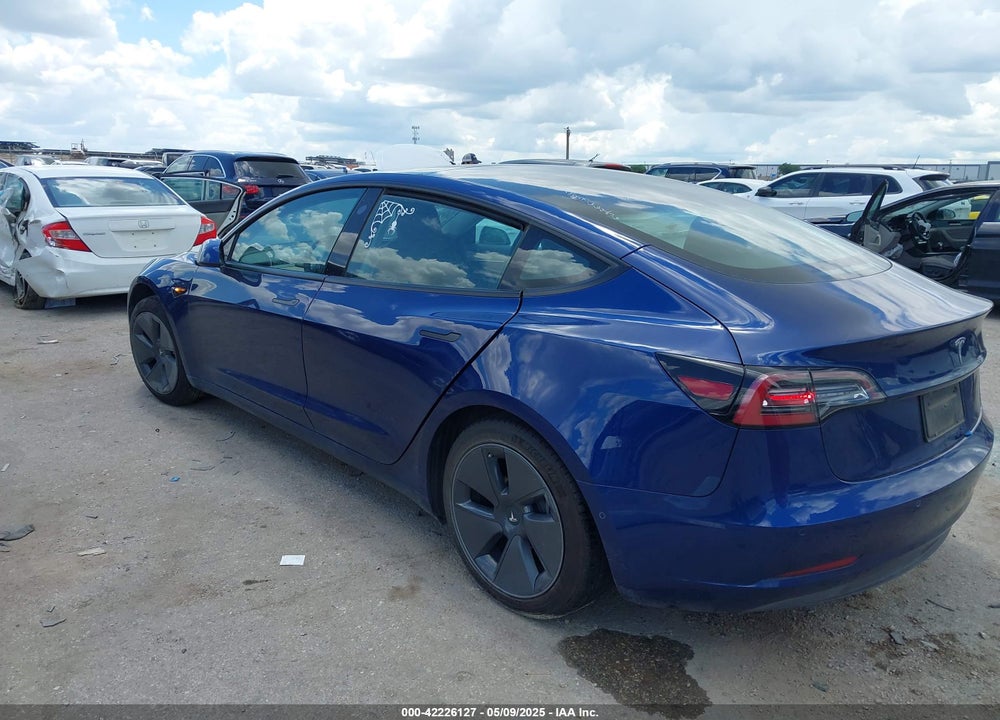 2021 TESLA MODEL 3 STANDARD RANGE PLUS REAR-WHEEL DRIVE VIN: 5YJ3E1EAXMF098855