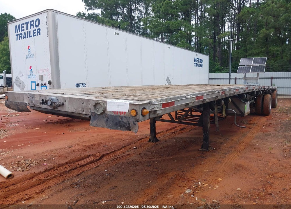 2004 MANAC INC FLATBED SEMI TRAILER VIN: 5MC2226234P004757