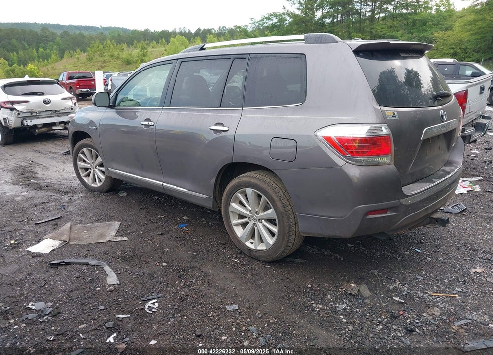 2013 TOYOTA HIGHLANDER HYBRID VIN: JTEDC3EH7D2012662