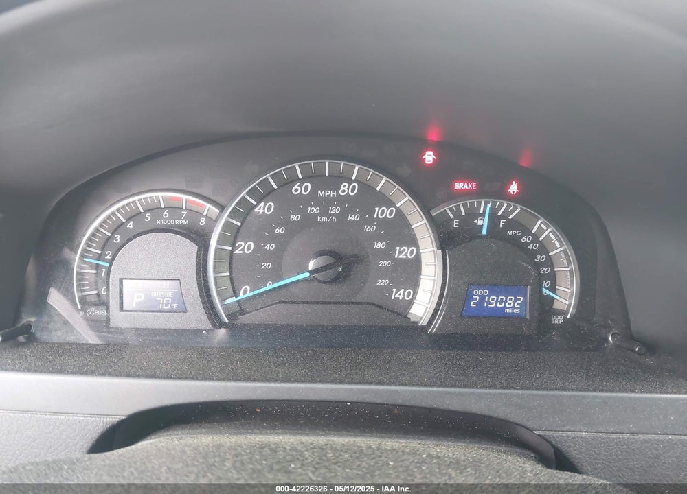 2012 TOYOTA CAMRY VIN: 4T1BF1FK5CU101971