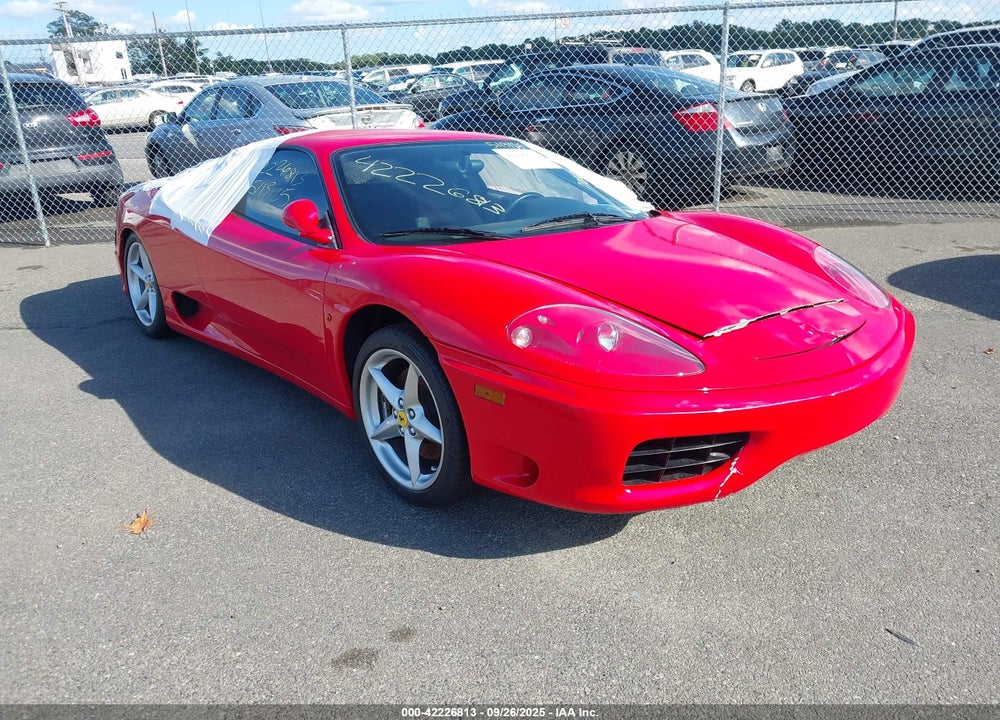2001 FERRARI 360 VIN: ZFFYU51A410122794
