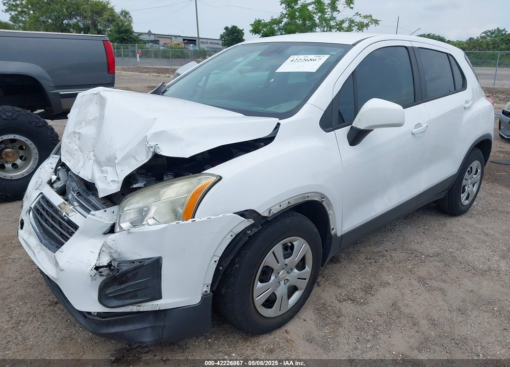 2016 CHEVROLET TRAX 1LS VIN: 3GNCJKSB3GL267206