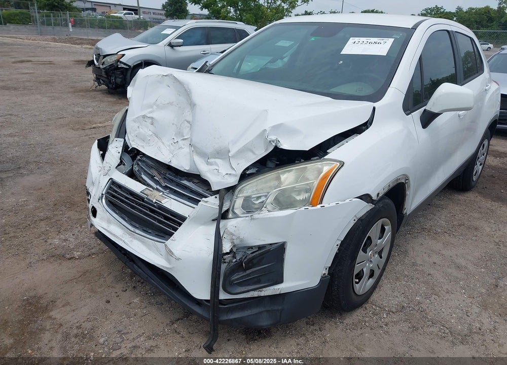 2016 CHEVROLET TRAX 1LS VIN: 3GNCJKSB3GL267206
