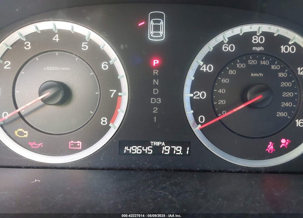 2009 HONDA ACCORD VIN: 1HGCS12389A018632