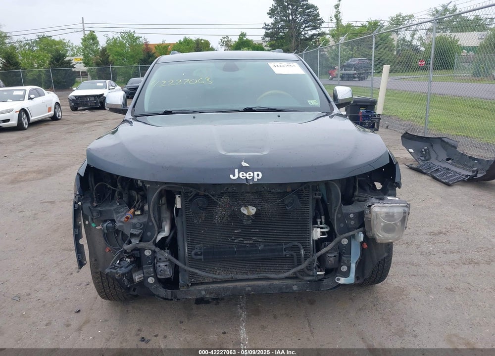 2013 JEEP GRAND CHEROKEE OVERLAND VIN: 1C4RJFCT1DC606344