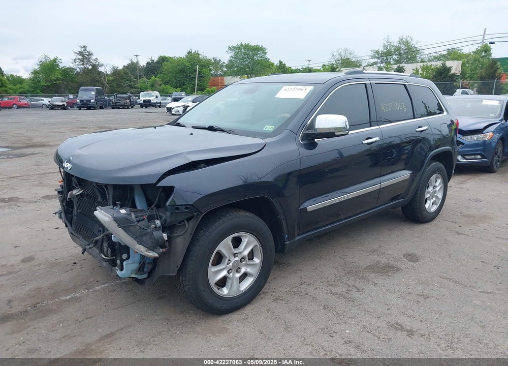 2013 JEEP GRAND CHEROKEE OVERLAND VIN: 1C4RJFCT1DC606344