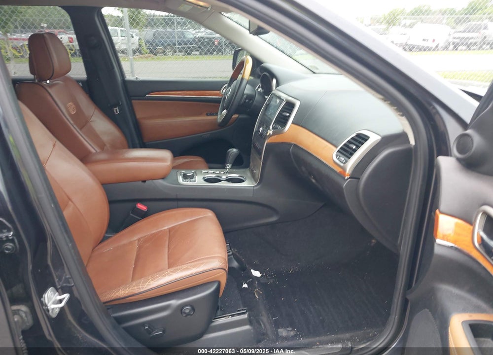 2013 JEEP GRAND CHEROKEE OVERLAND VIN: 1C4RJFCT1DC606344
