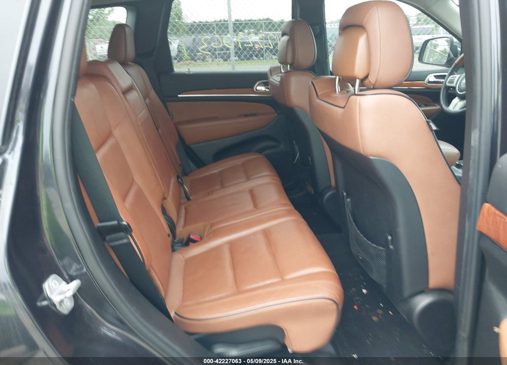 2013 JEEP GRAND CHEROKEE OVERLAND VIN: 1C4RJFCT1DC606344