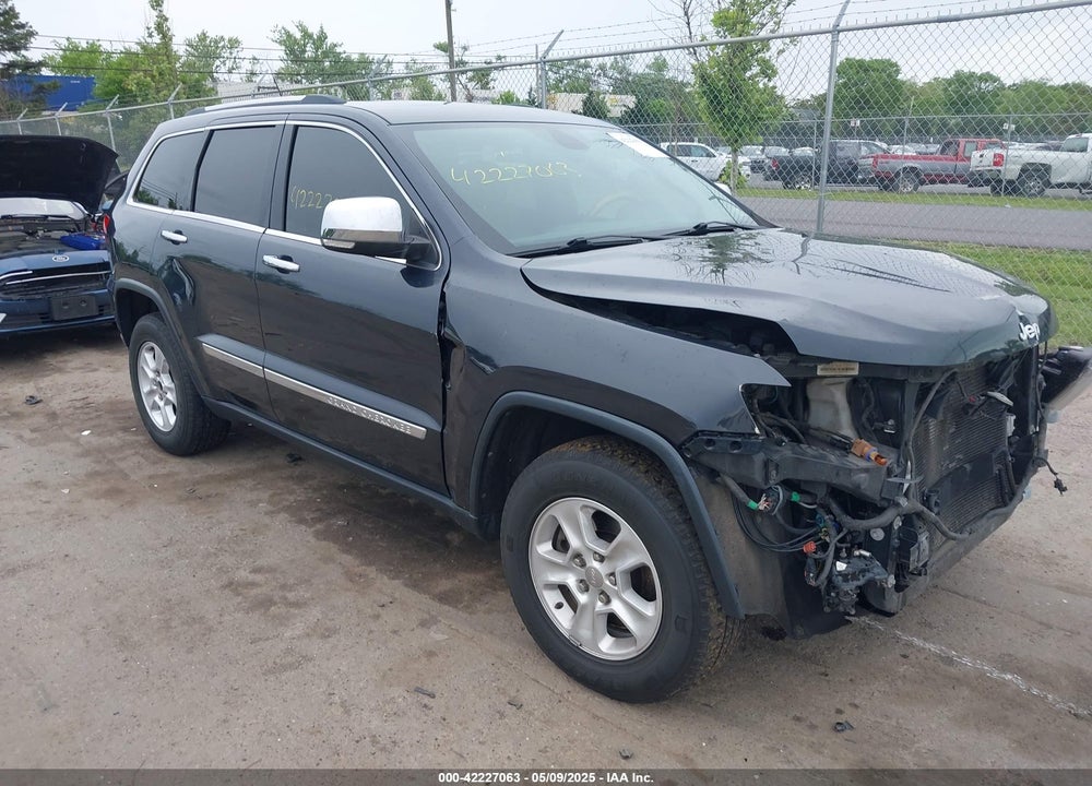 2013 JEEP GRAND CHEROKEE OVERLAND VIN: 1C4RJFCT1DC606344